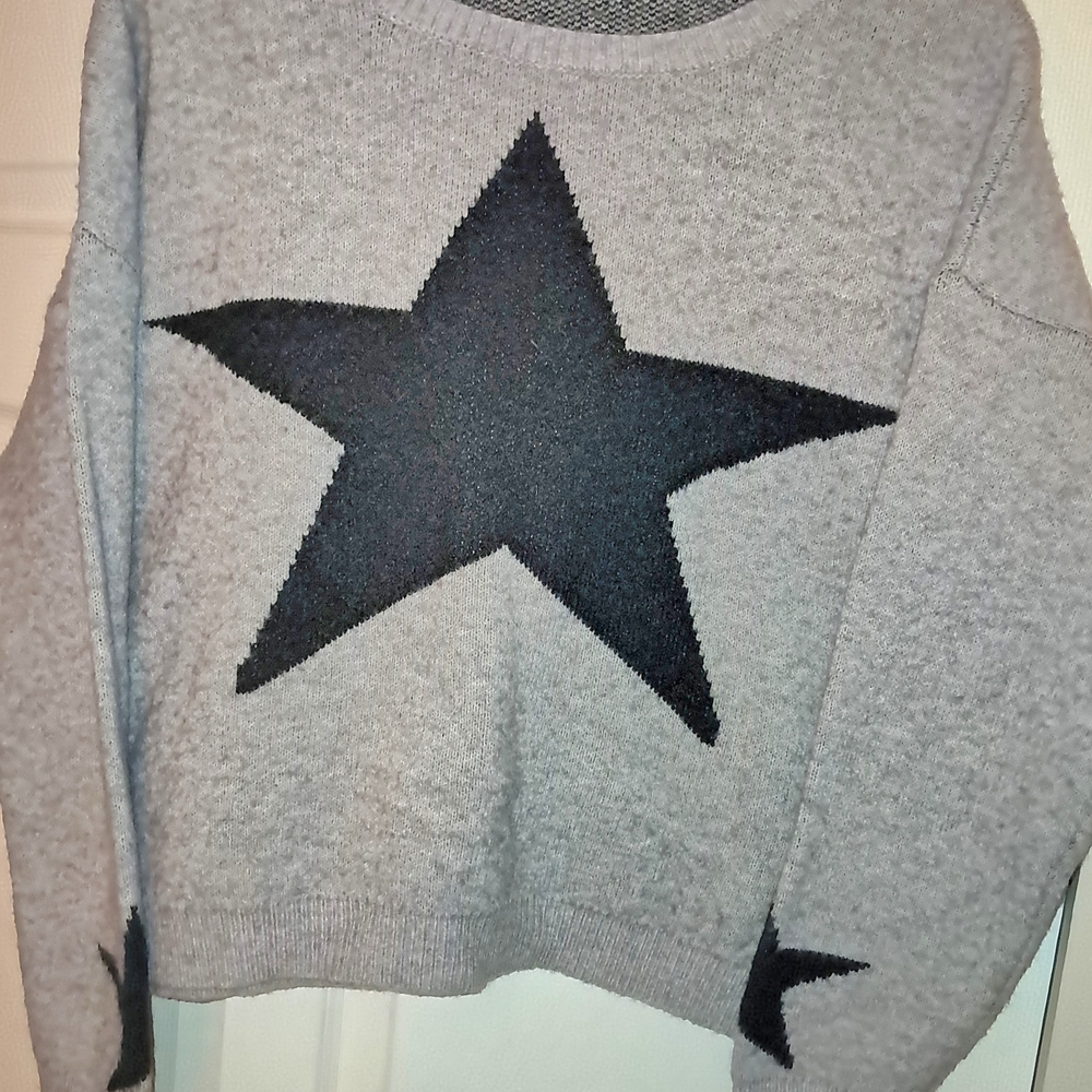 Gray Star Sweater